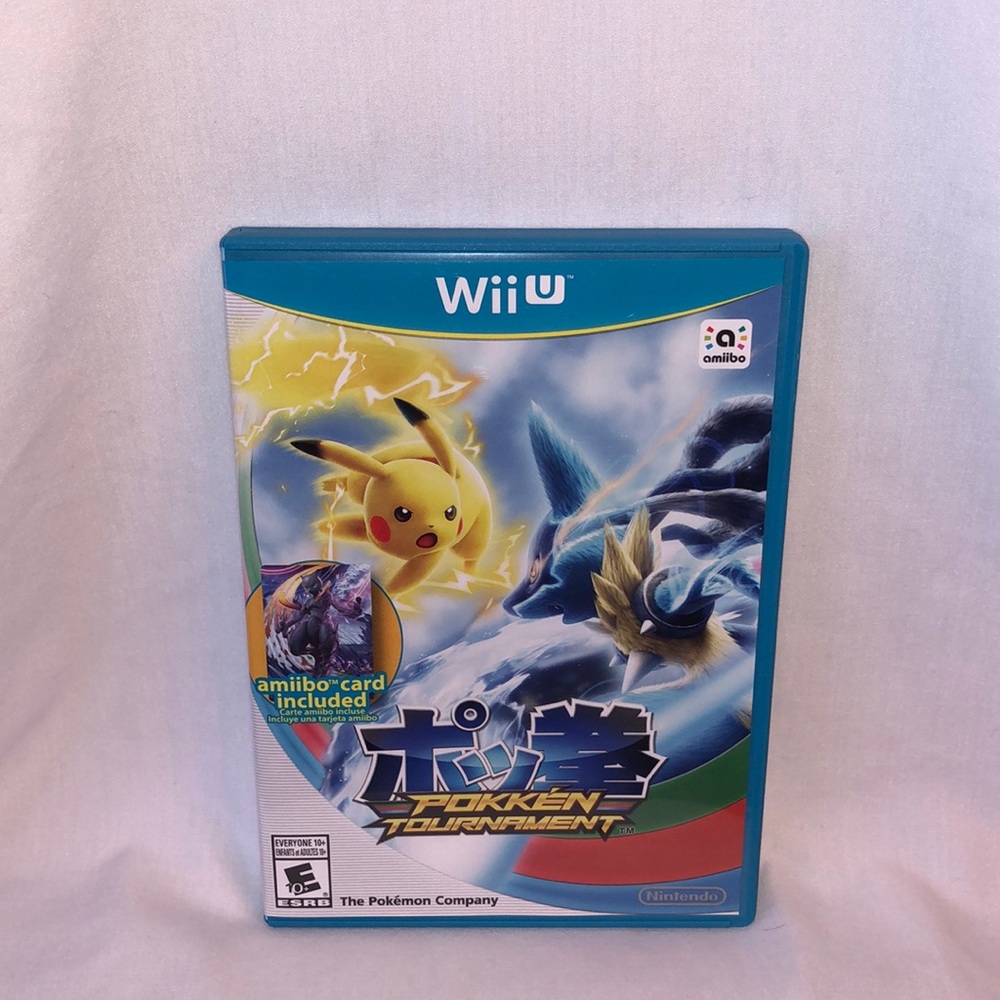 Wii U Pokken Tournament w/amiibo card included Video Game